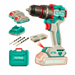 Combo Taladro Inalámbrico BLMotor 20V 13mm 66Nm + Accesorios