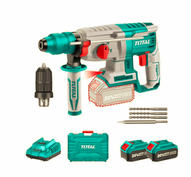 Rotomartillo BL Motor 20V + 2 Baterías 4Ah + Cargador