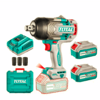 Llave de Impacto Inalámbrica 3/4 1350Nm + 2 Bat + Car