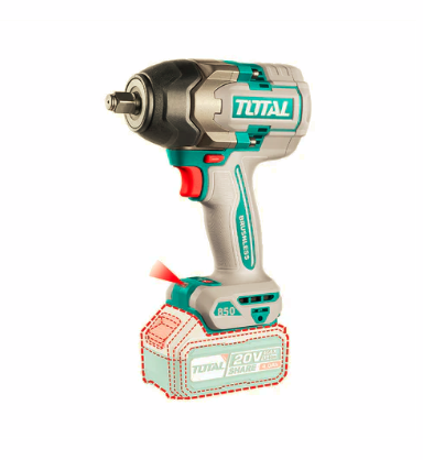 Llave Impacto Inalámbrica 1/2' BL Motor 850 Nm 20V