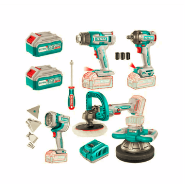 Kit 5 Herramientas Inalámbricas para Mecánico + Accesorios