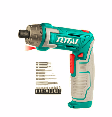 Destornillador Inalámbrico 8V 1/4" 6Nm + Accesorios