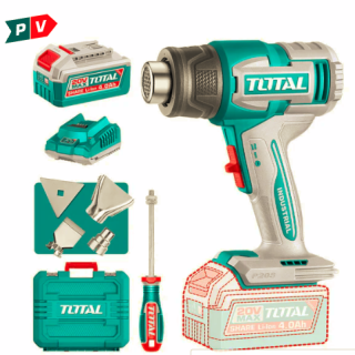 Pistola a Calor Inalámbrica 20V 550°C + Bat y Cargador