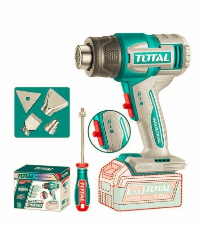 Pistola a Calor Inalámbrica 20V 550°°C