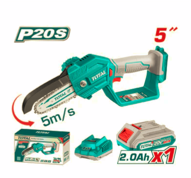 Kit Sierra Podadora Inalámbrica 5" 20V + Accesorios