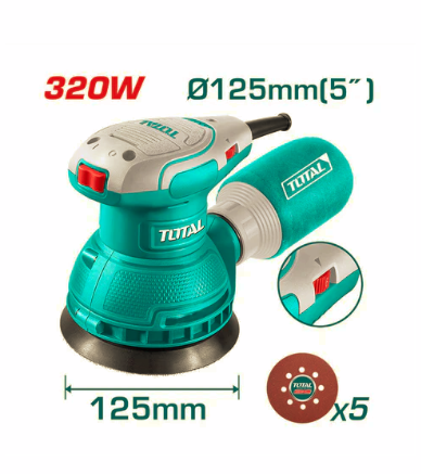 Lijadora Roto Orbital 125mm 320w
