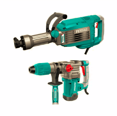 Kit de Rotomartillo de 1600W + Demoledor de 1700W Total