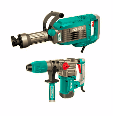 Kit de Rotomartillo de 1600W + Demoledor de 1700W Total